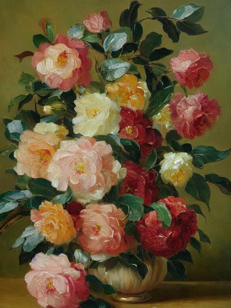 Camellia Painting 1 Flower