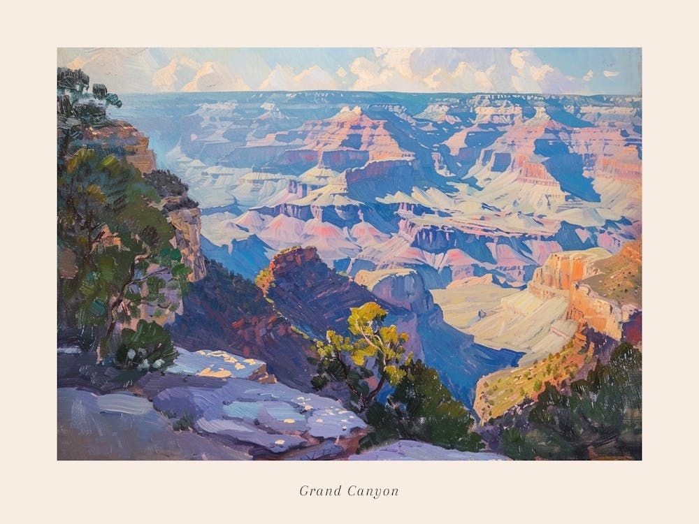 Western Landscapes Grand Canyon Arizona 2 Poster