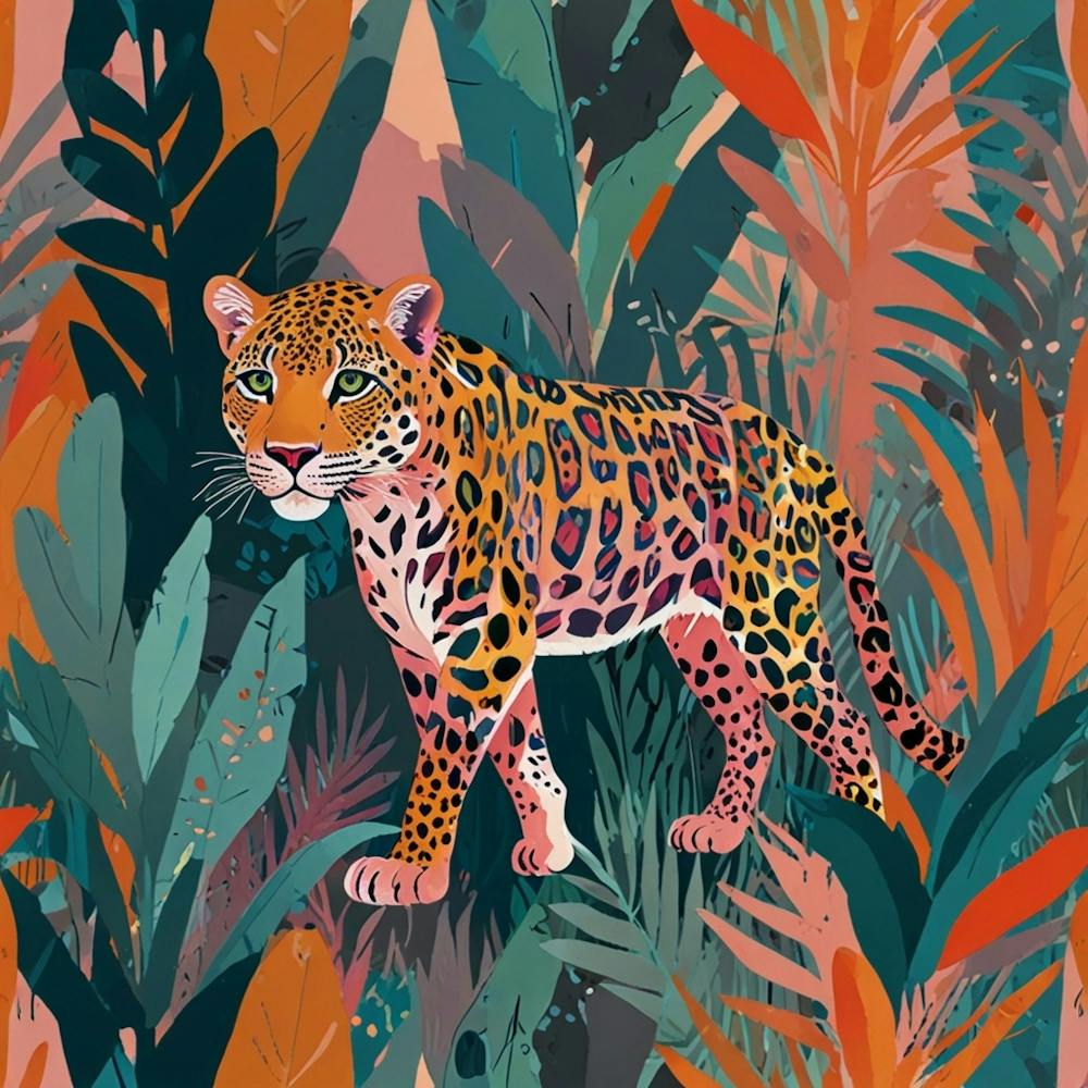 Jaguar In The Jungle 1