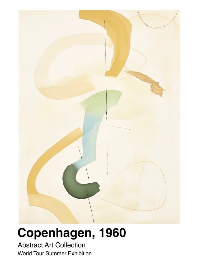 World Tour Exhibition, Abstract Art, Copenhagen, 1960 13