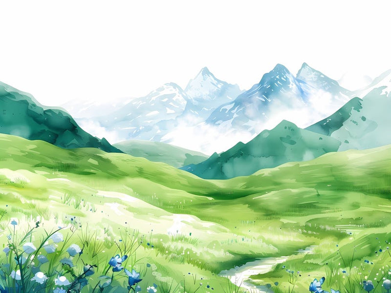 Oil paint Green Valley 4