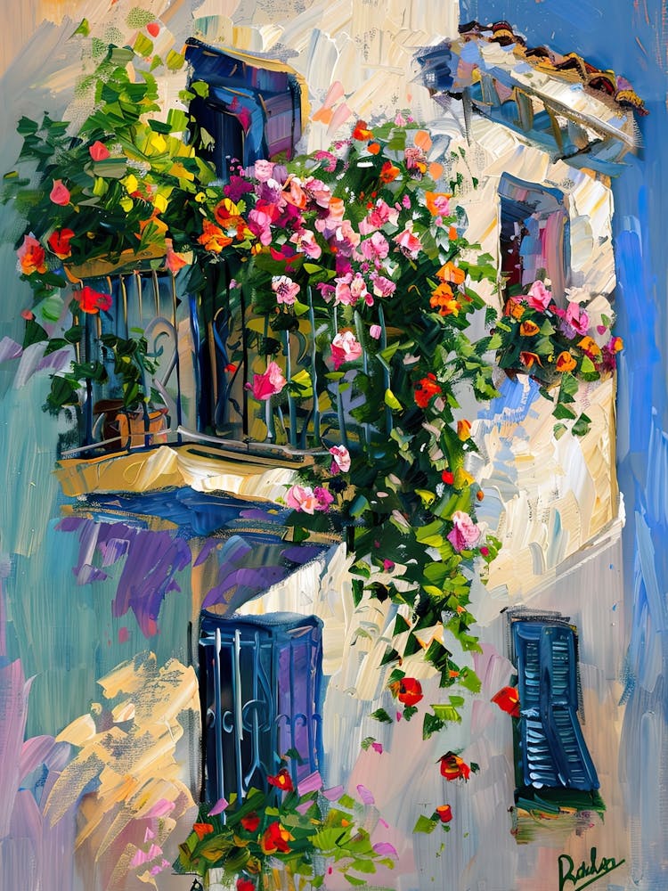 Balcony Painting In Cadiz 2