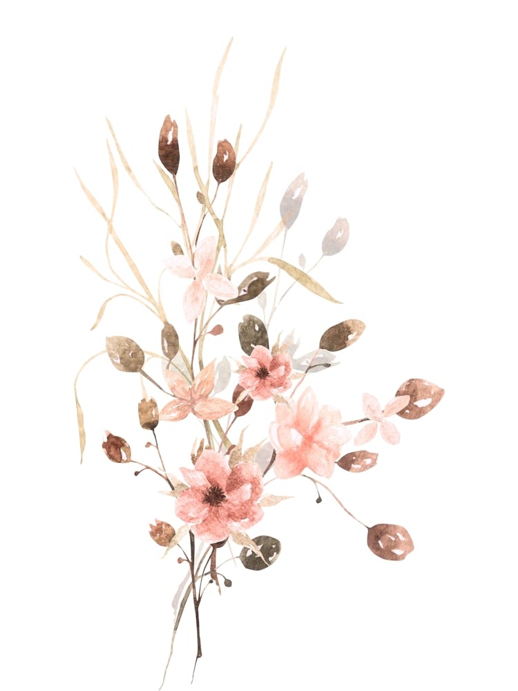 Watercolor Flowers 8