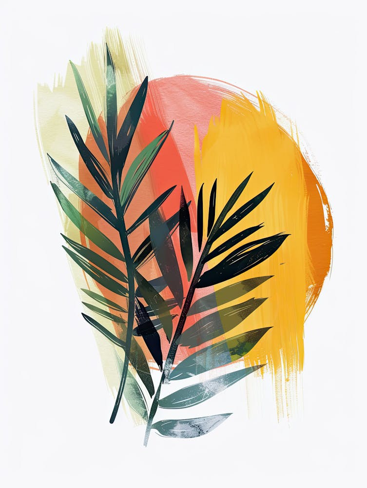 Palm Leaves Minimalism