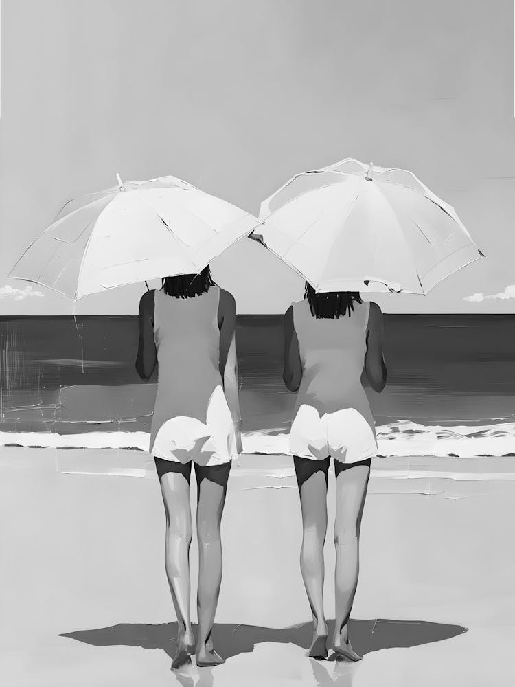 Two Women On The Beach 2