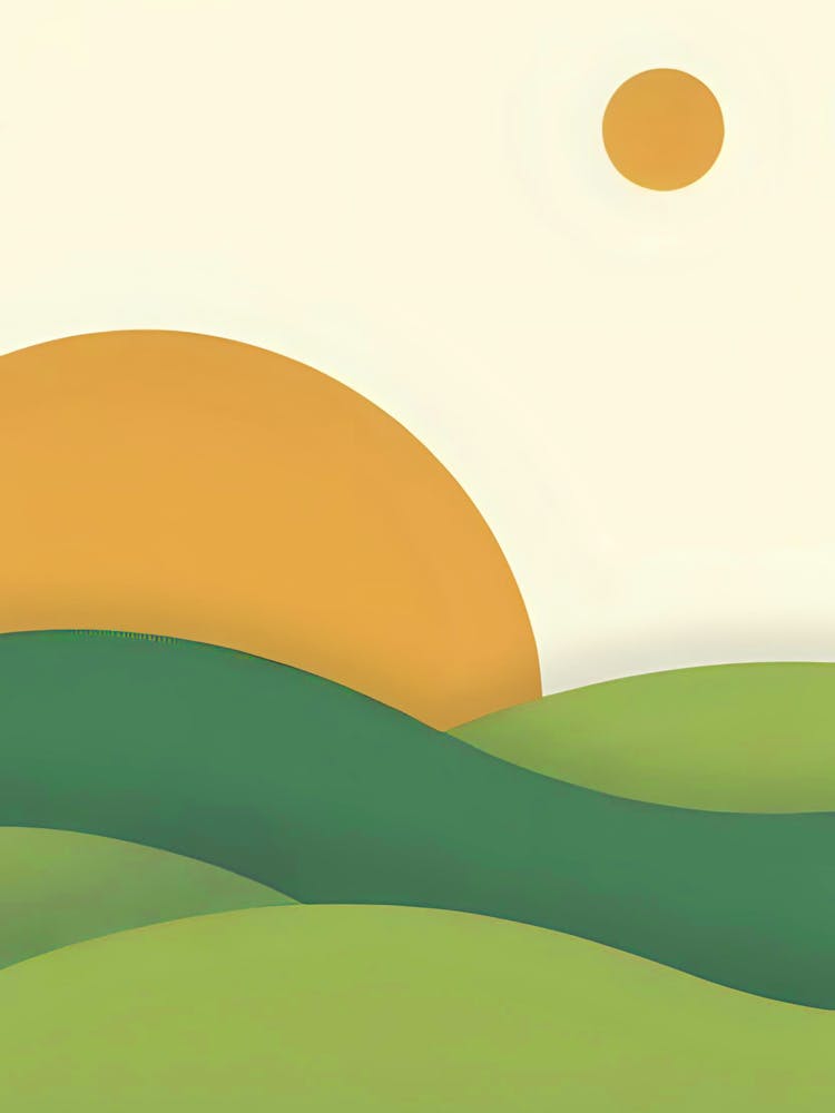 Landscape With A Sun