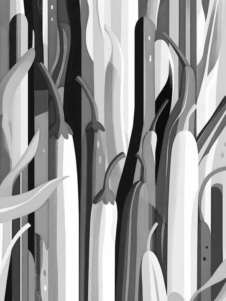 Black And White Illustration 13