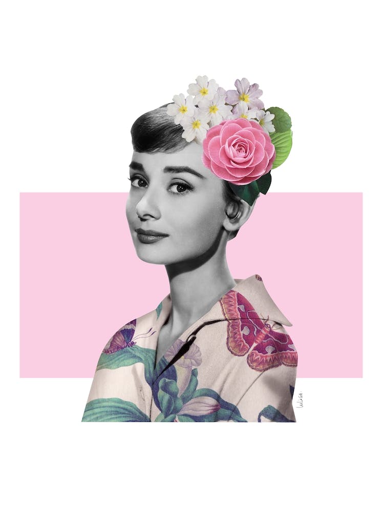 Lovely Audrey Hepburn Collage
