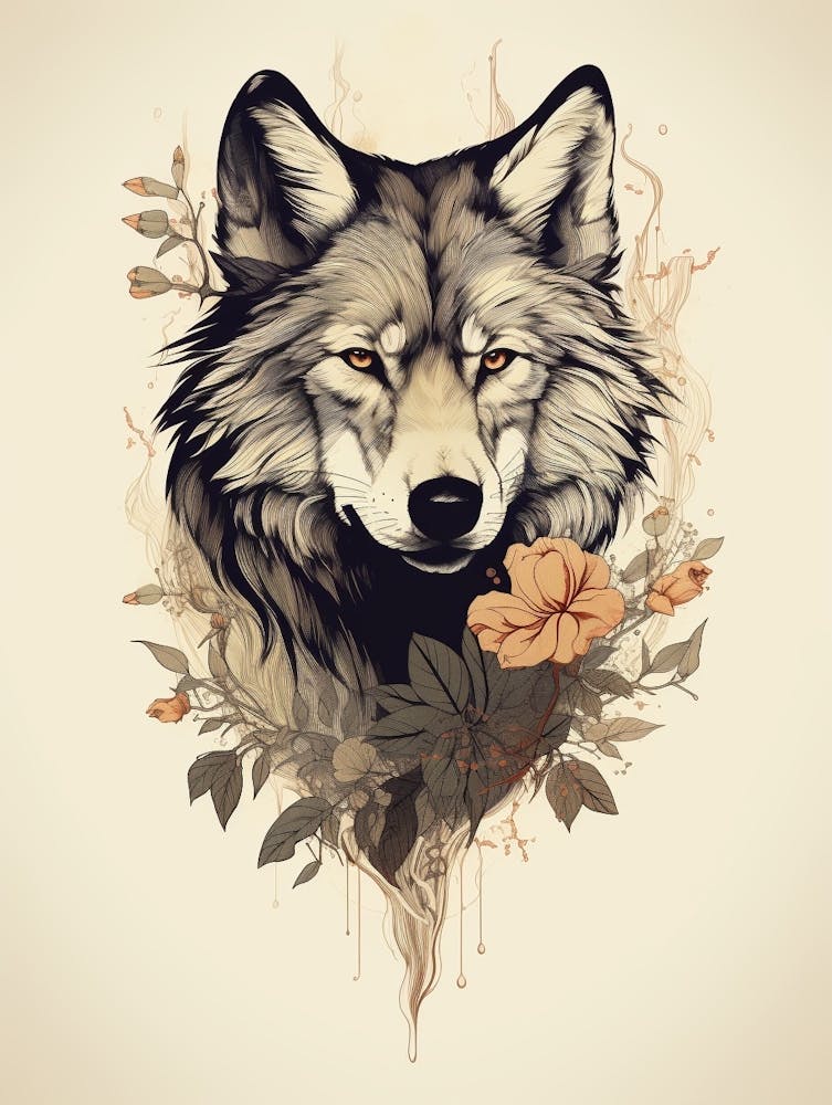 Wolf Watercolour