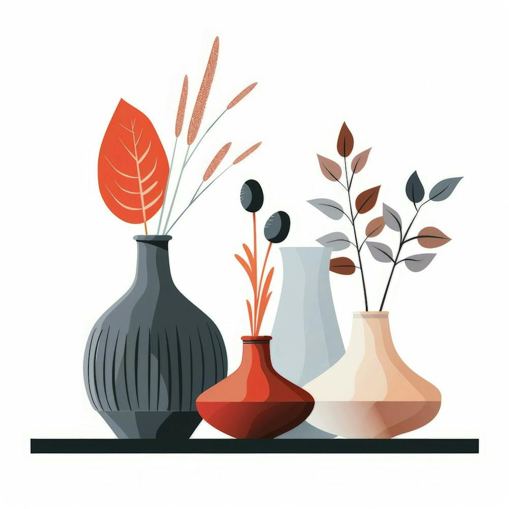 Vases With Flowers 4