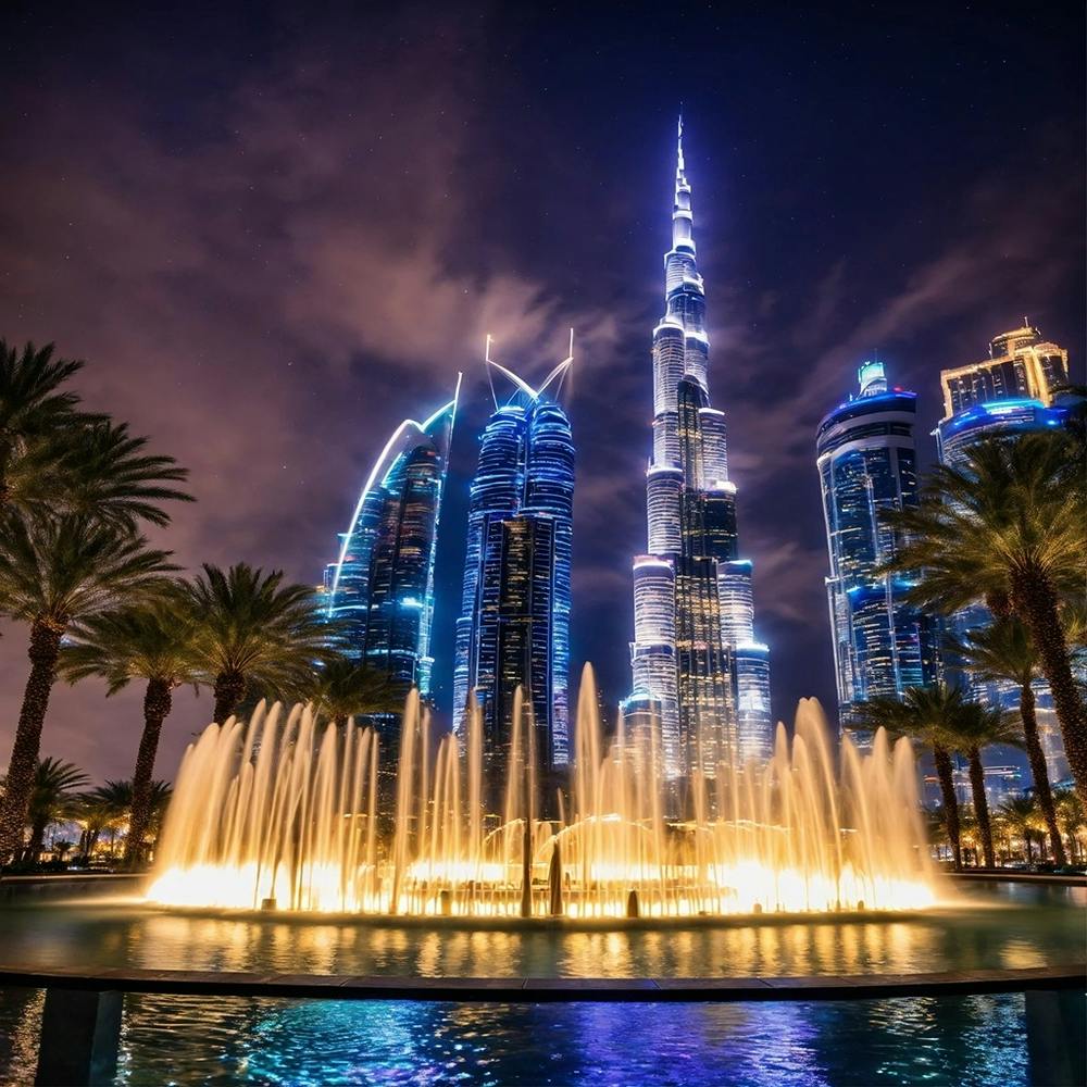 Burj Khalifa At Night 