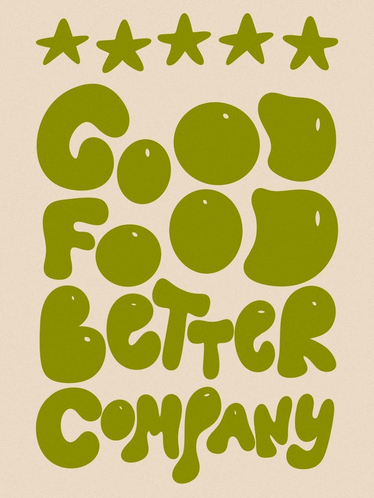 5* Good Food Better Company Kitchen/Dining Room Green