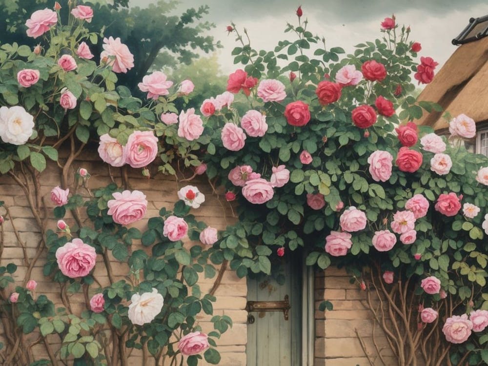 Classic Climbing Rose - Floral