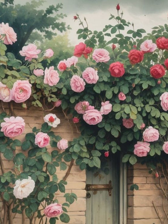 Classic Climbing Rose - Floral