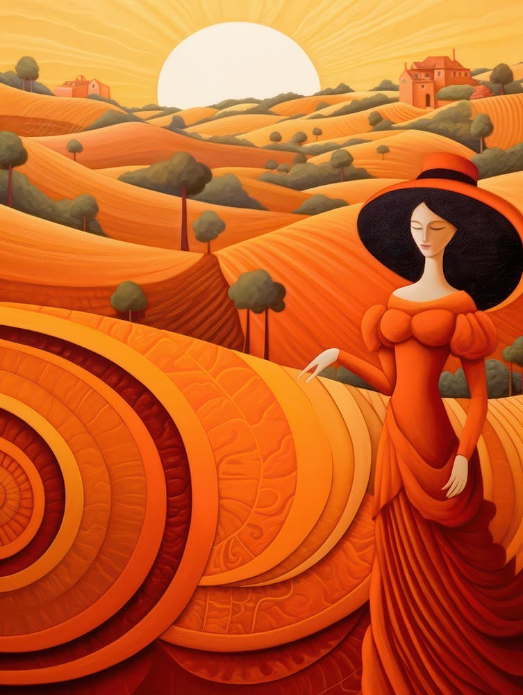 Woman In A Red Dress