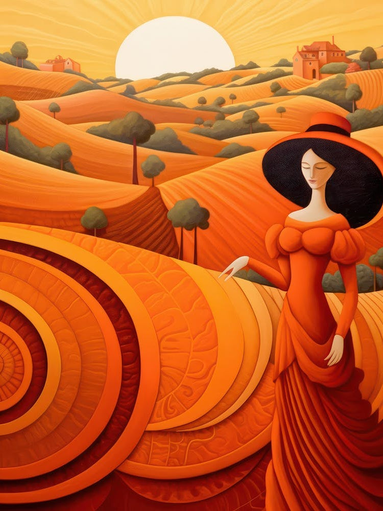 Woman In A Red Dress