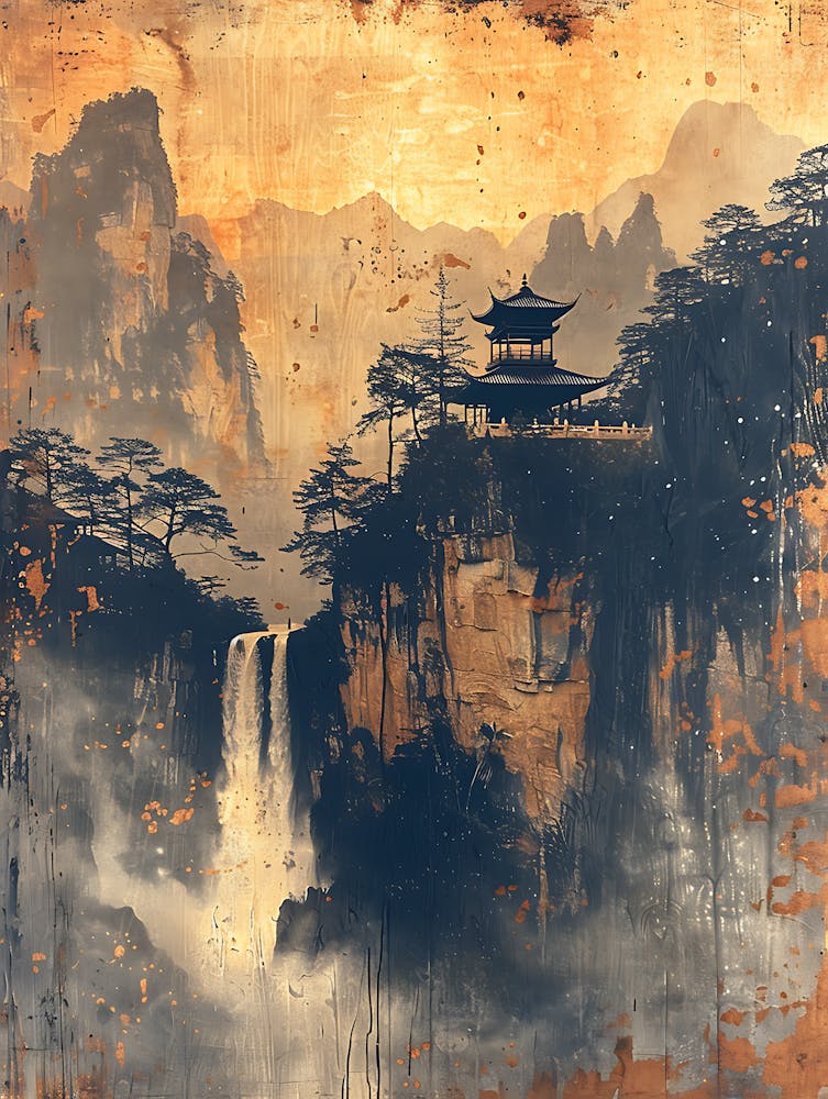 Antique Chinese Landscape Painting 5