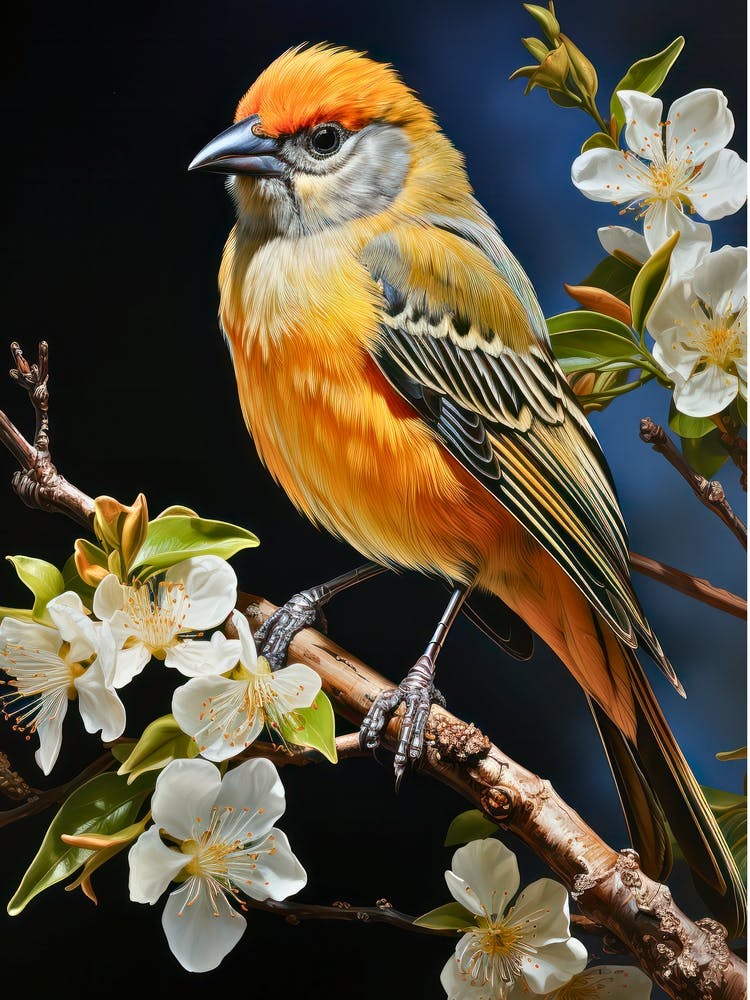 Bird On A Branch 1