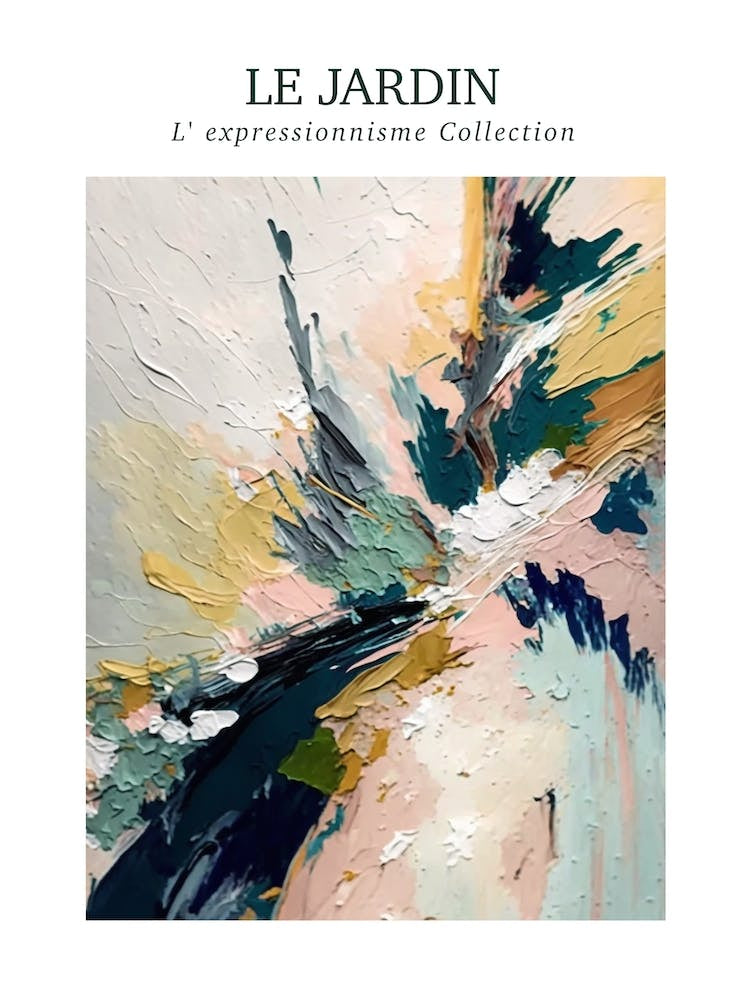 Le Jardin Abstract Oil Painting 2