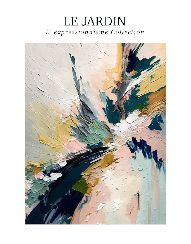 Le Jardin Abstract Oil Painting 2