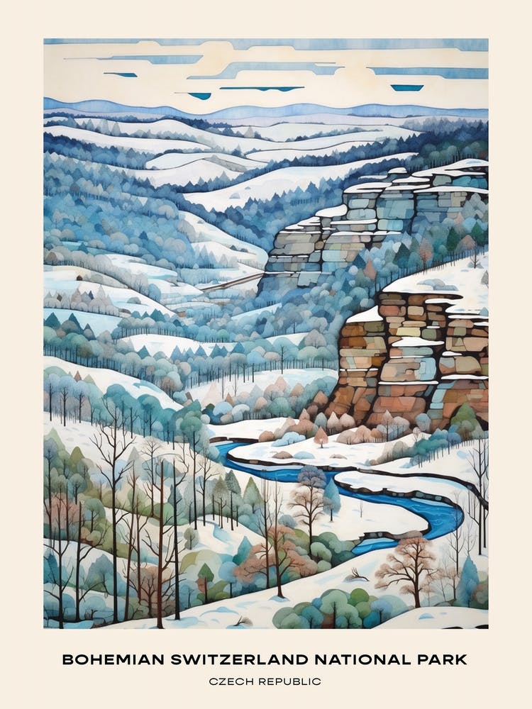 Bohemian Switzerland National Park Czech Republic 2 Poster