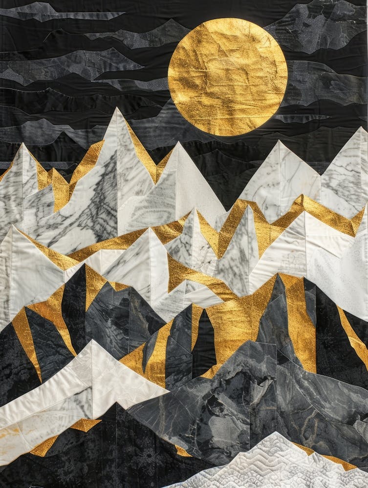 Lune et montagnes 1
