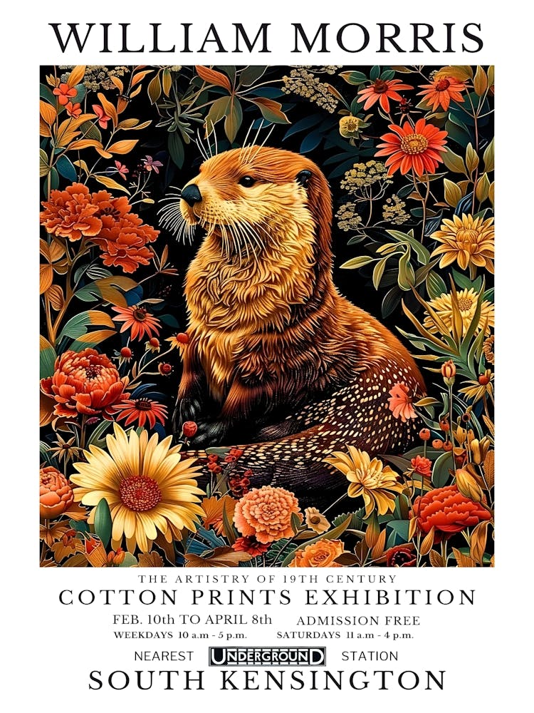 William Morris animal Print 2