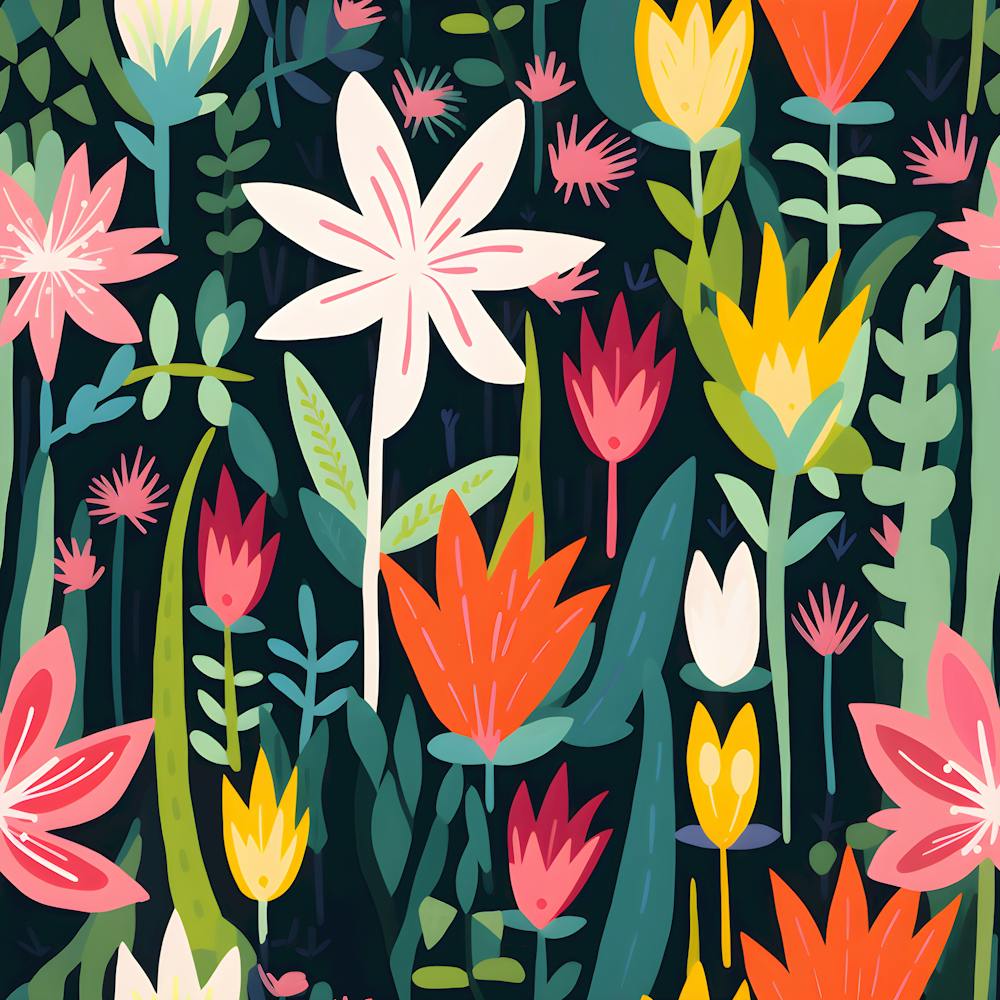 Dance Of Colors Celebrating Floral Life