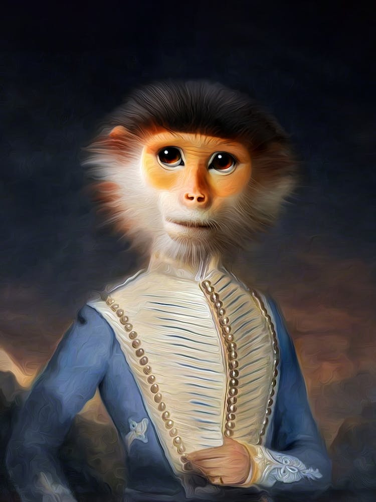 Luis The Helping Monkey Pet Portraits