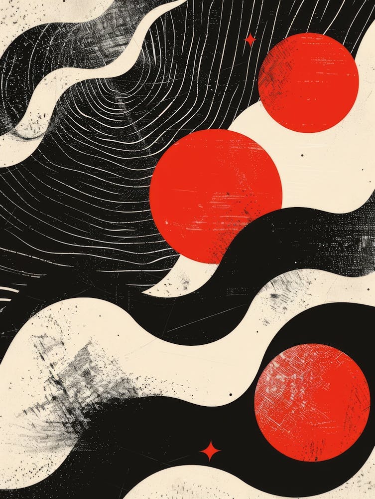 Red And Black Circles