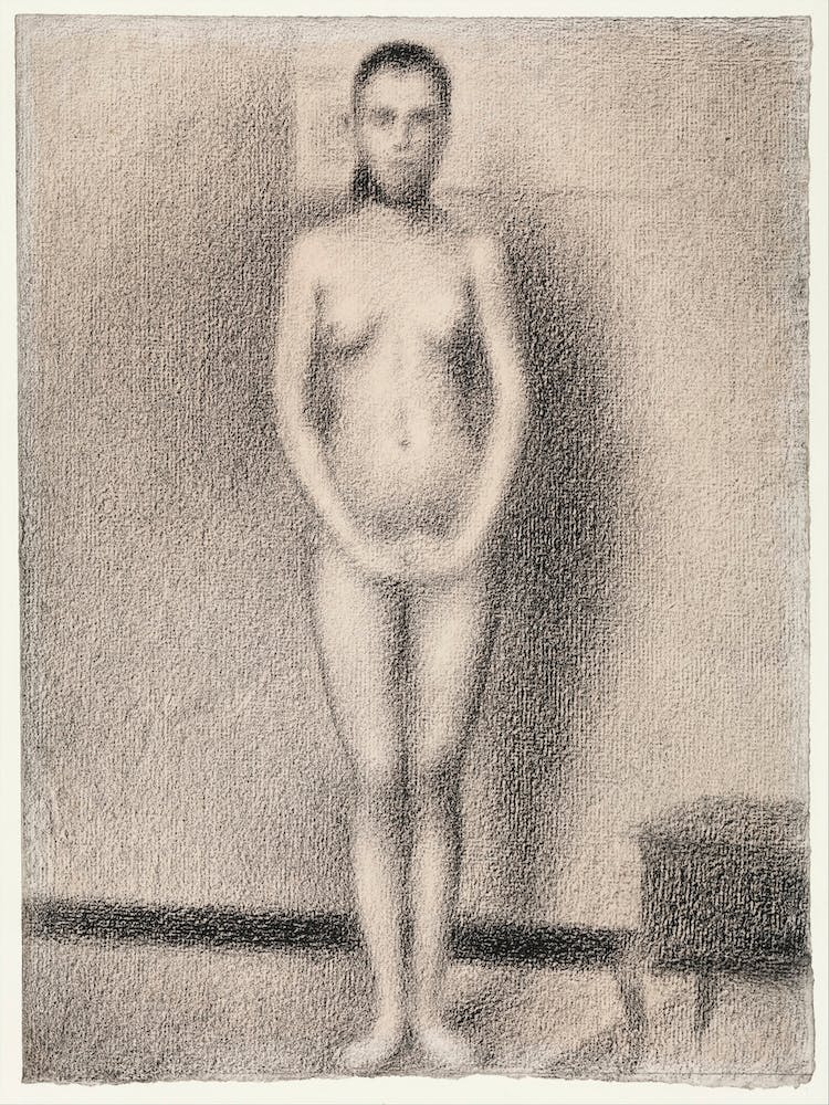 Study For Poseuses, Georges Seurat
