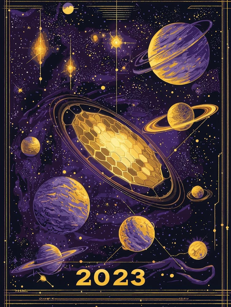 Aihrgdesign A Celestial Science Poster Showcasing New Cosmic 2