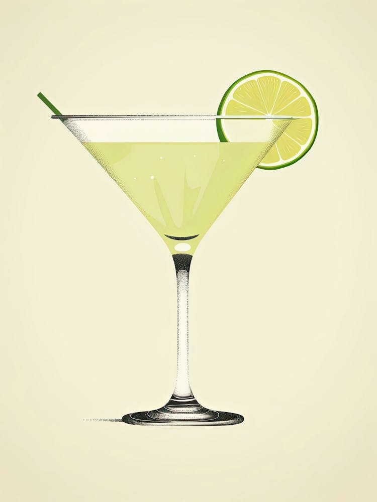 Mid Century Modern Margarita Floral Infusion Cocktail 3