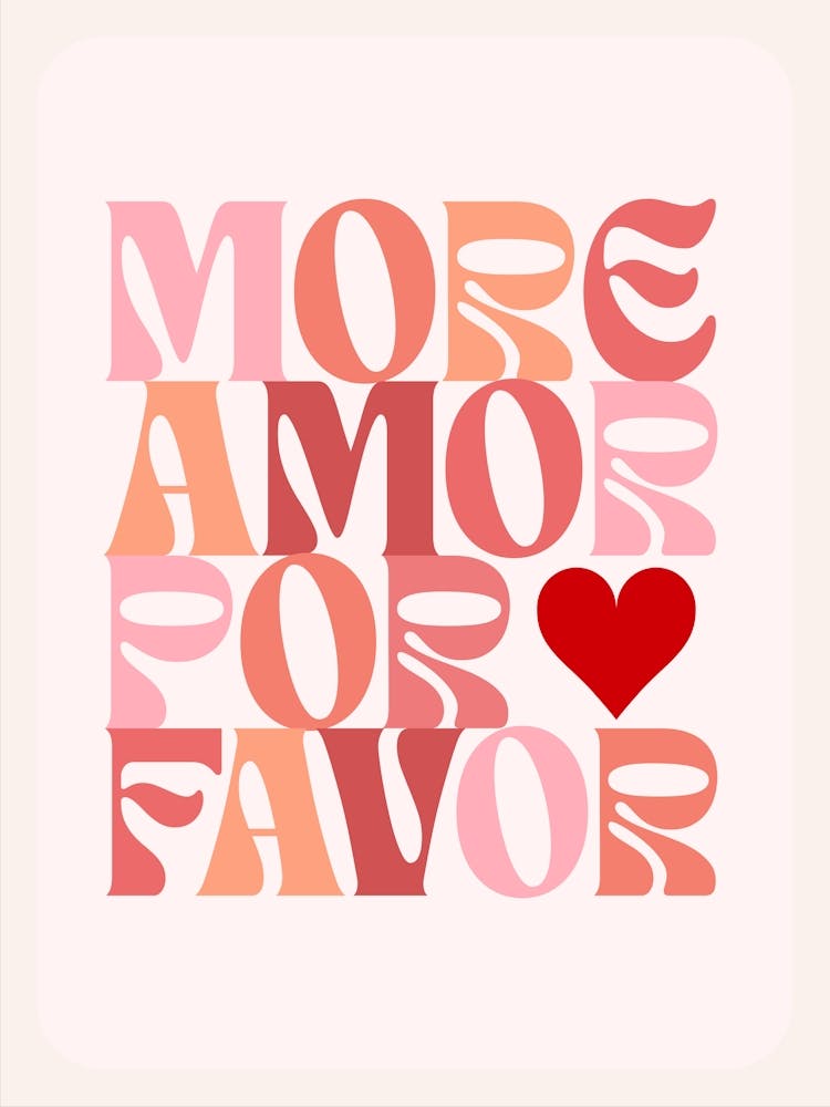 More amor por favor Tonal earthy pink