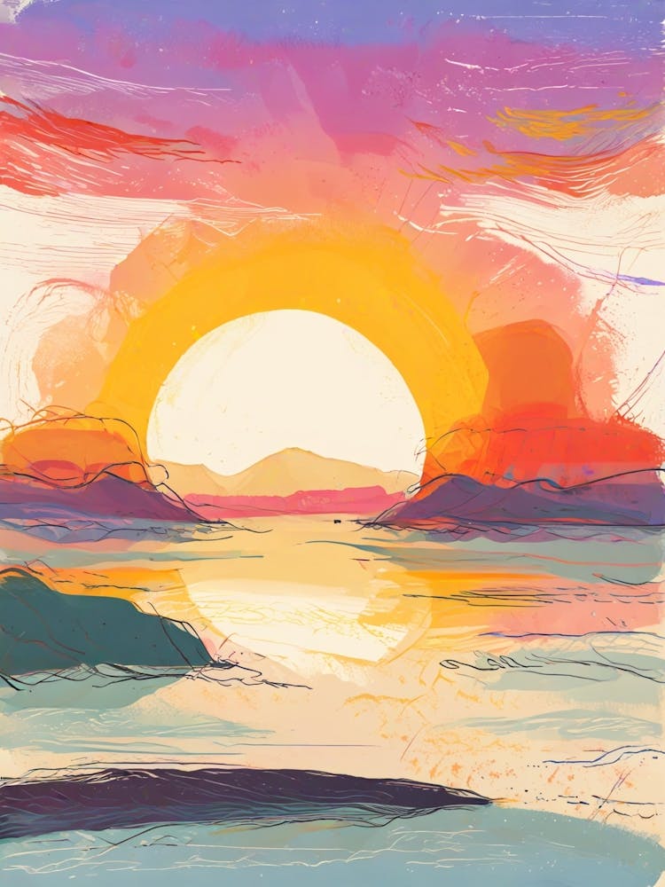 Sunset Painting