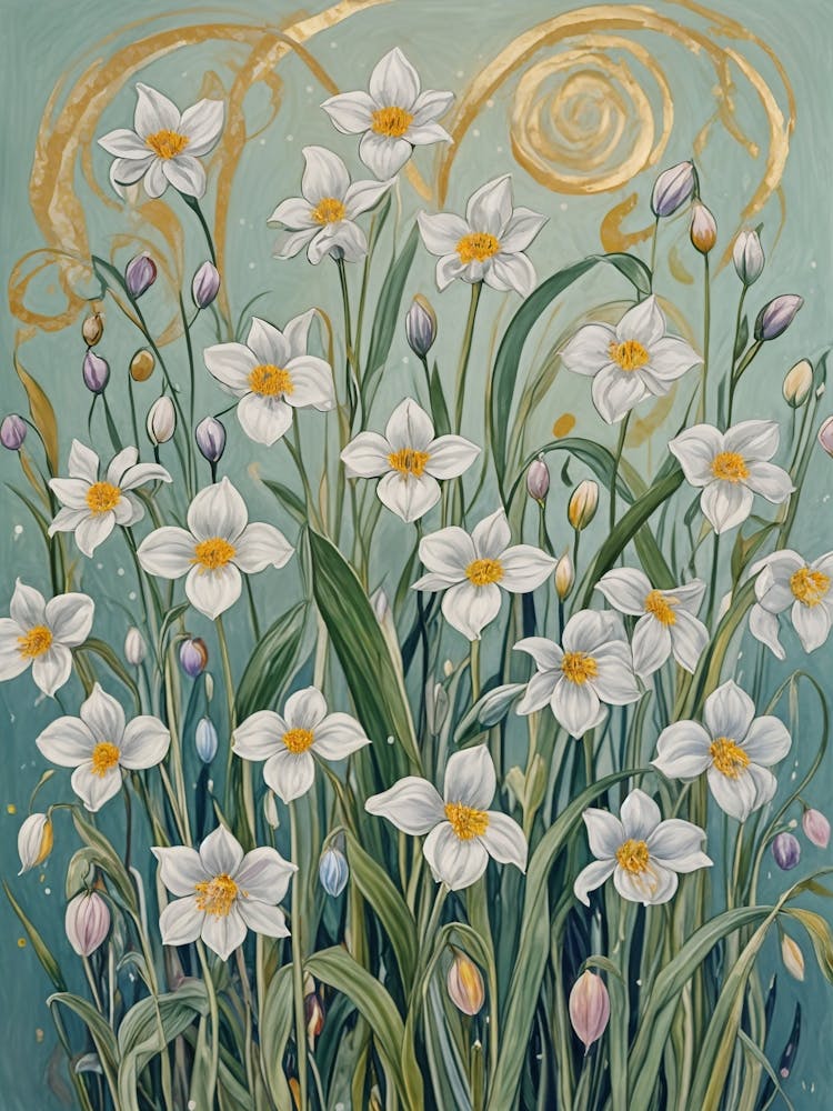 Little White Flower Field no1