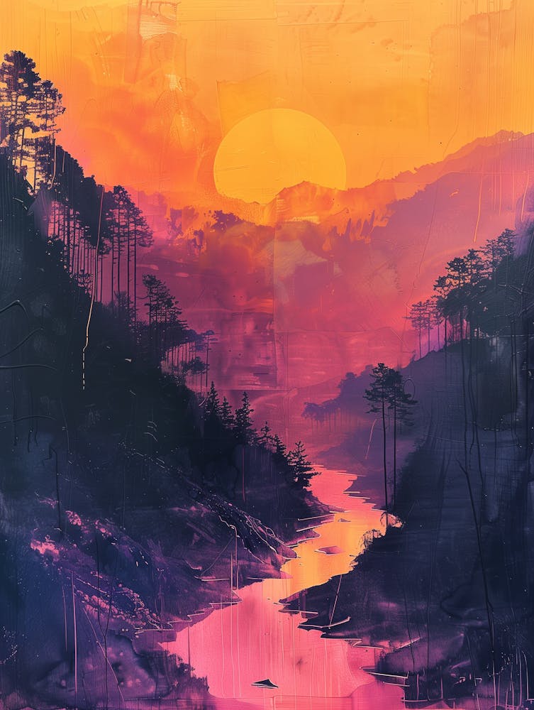 Sunset In The Mountains 6