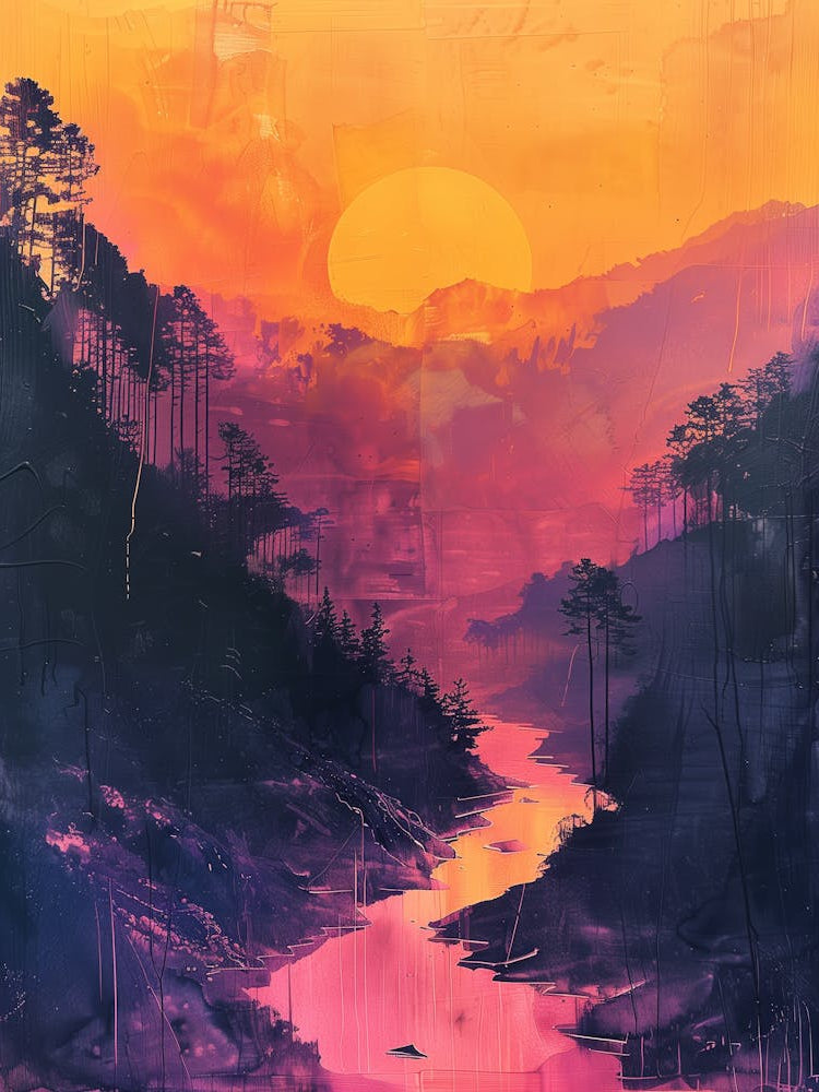 Sunset In The Mountains 6