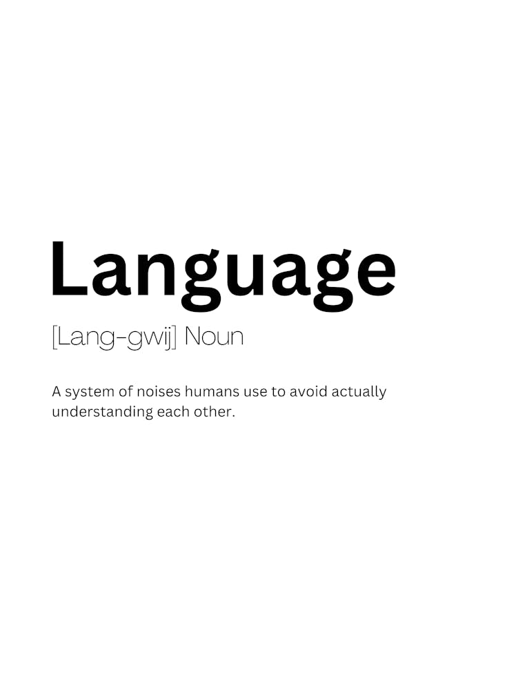 Language Definition Meaning