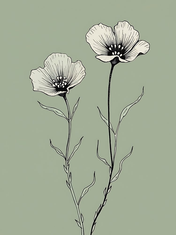 Pastel Petals On Quiet Fields