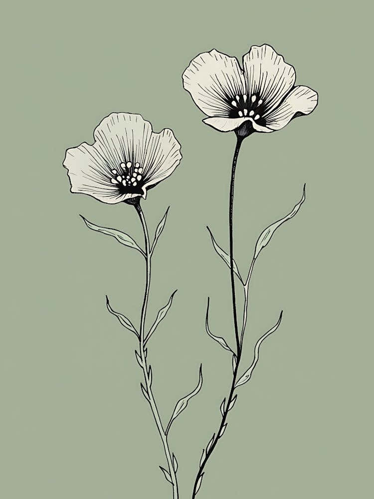 Pastel Petals On Quiet Fields