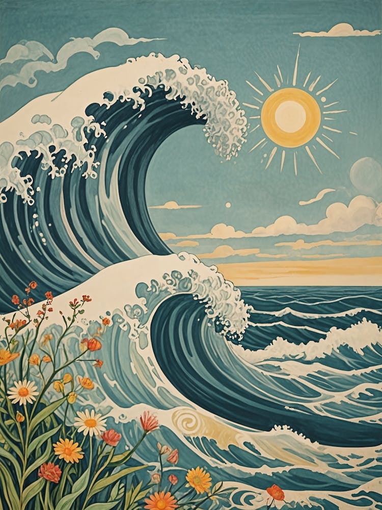 Sun, Sea And Flowers no1