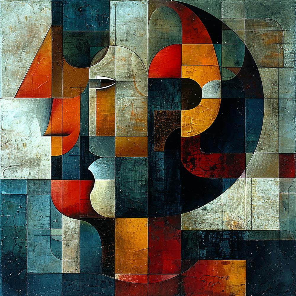 Abstract Portrait Of A Man 2