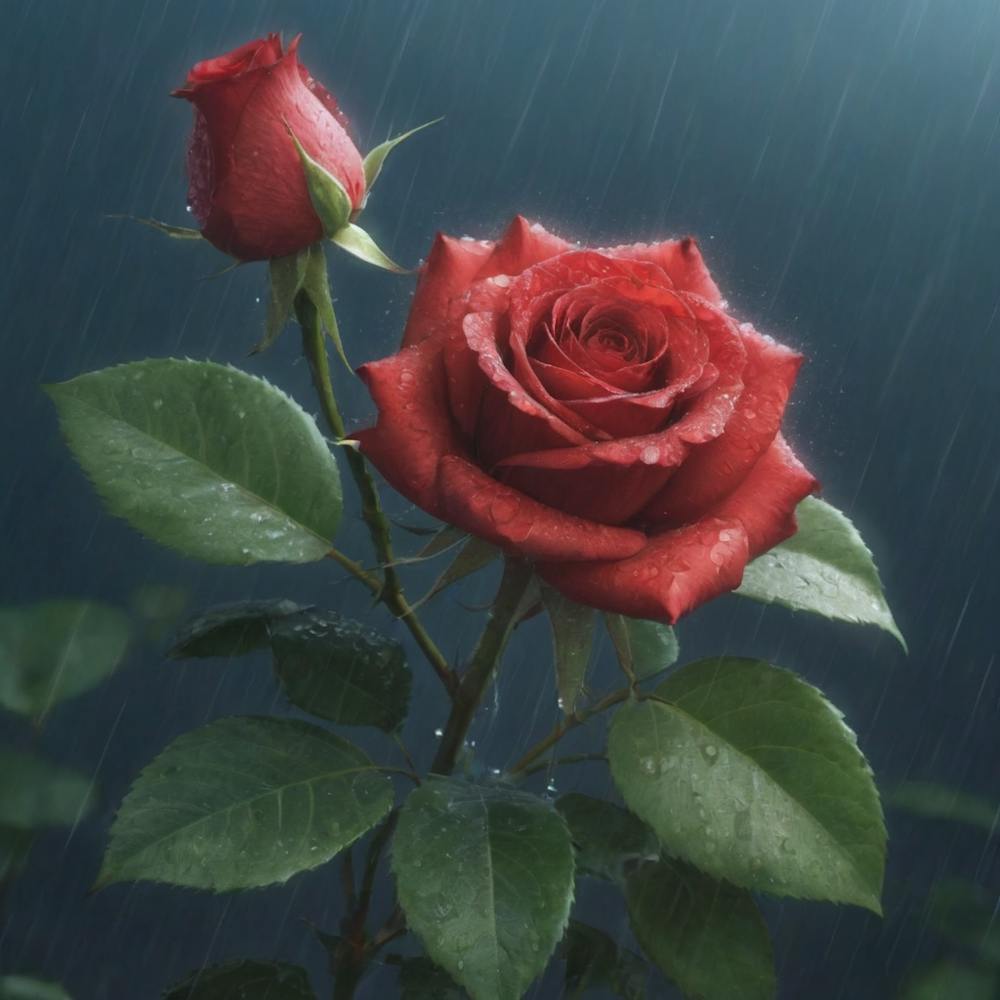 Roses In The Rain 1