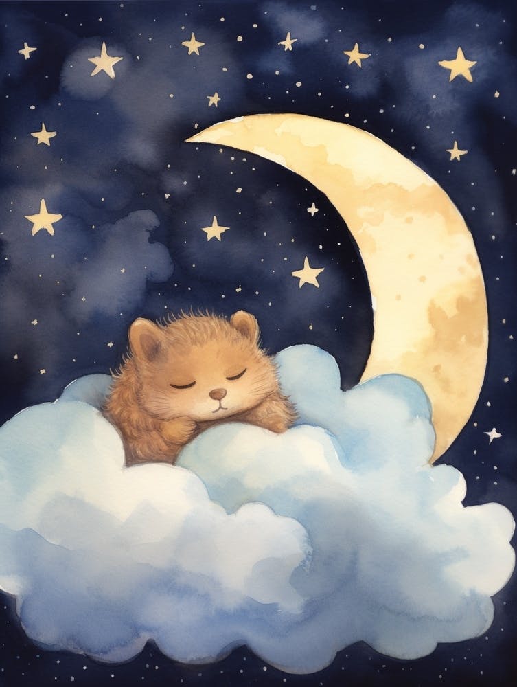 Baby Vole 2 Sleeping In The Clouds