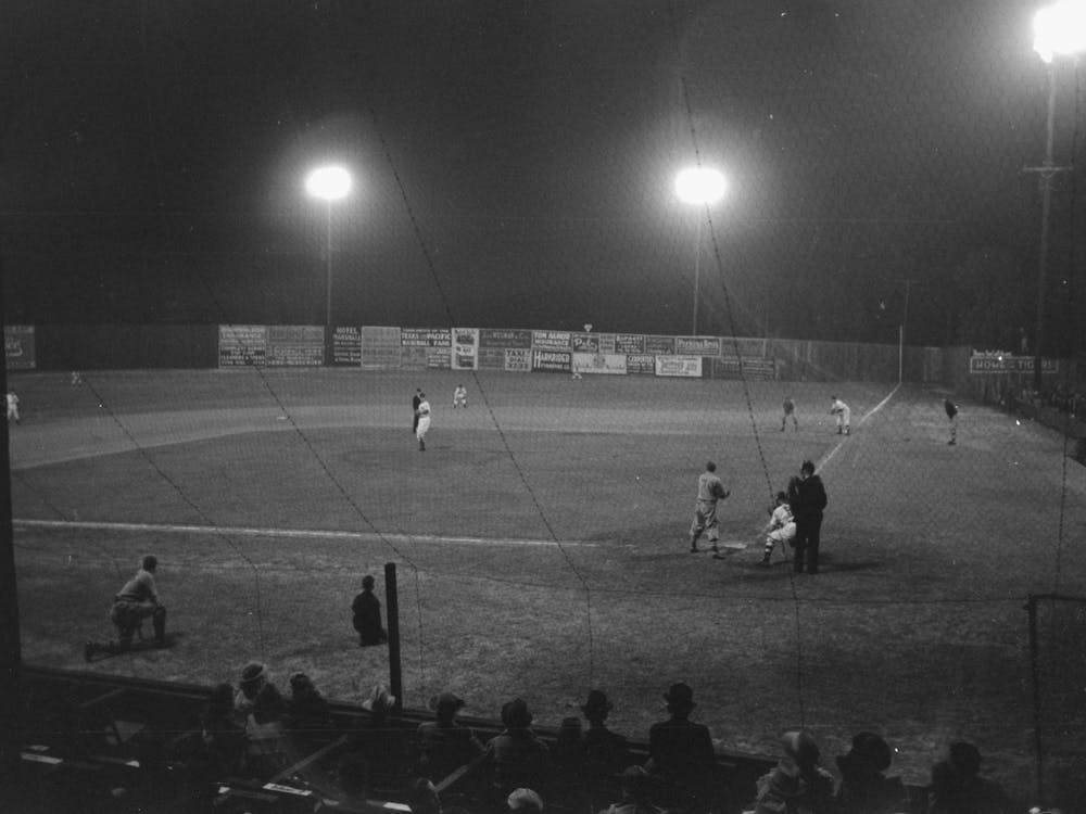 Night Baseball, Marshall, Texas By Russell Lee 1