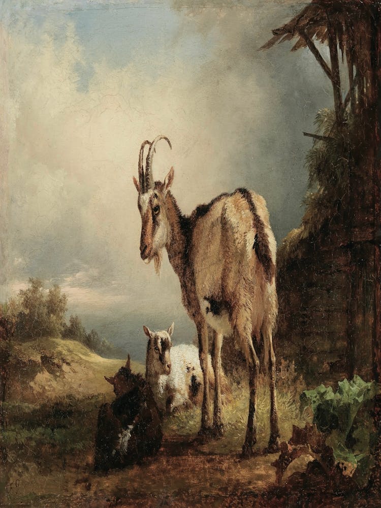 Goats In A Landscape