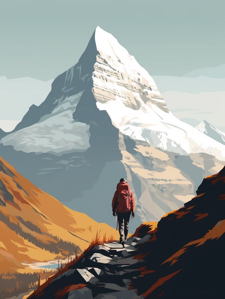 Eiger Trail Switzerland 1 Hiking Trail Landscape