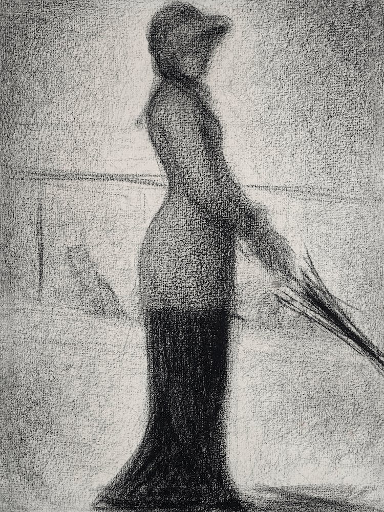 Woman With Parasol, Georges Seurat