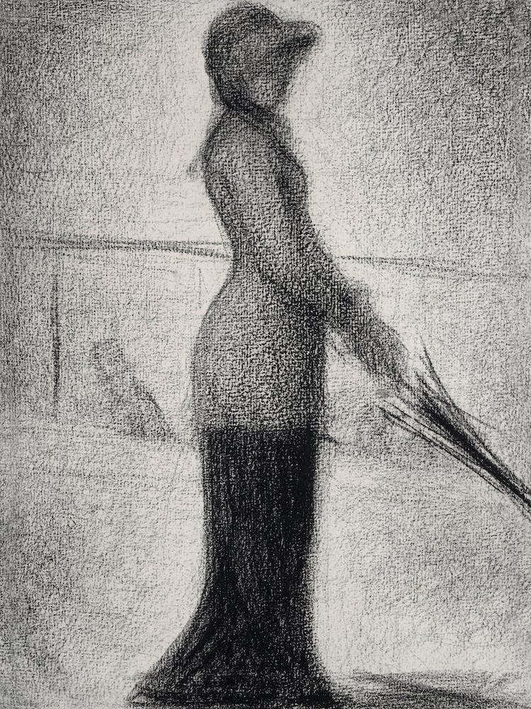 Woman With Parasol, Georges Seurat